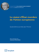 Le statut d'État membre de l'Union européenne: Quatorzièmes Journées Jean Monnet