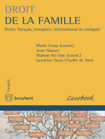 Droit de la famille: Droits français, européen, international et comparé