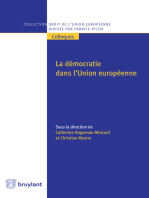 La démocratie dans l'Union européenne