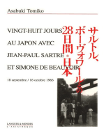 28 jours au Japon avec Jean-Paul Sartre et Simone de Beauvoir: Récit de voyage