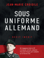 Sous uniforme allemand: Récit inédit