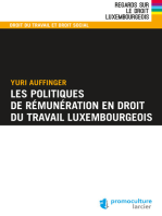 Les politiques de rémunération en droit du travail luxembourgeois