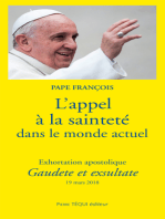 L'appel à la sainteté dans le monde actuel: Exhortation apostolique Gaudete et exsultate