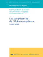 Les compétences de l'Union européenne: Ordre juridique de l’Union et contentieux européen