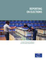 Reporting on elections: Council of Europe handbook for civil society organisations