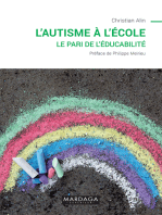 L'autisme à l'école: Le pari de l'éducabilité