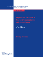 Régulation bancaire et financière européenne et internationale: 4e édition