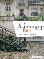 Aimer Paris (doublon): 200 adresses à partager