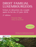 Droit familial luxembourgeois: Union et désunion du couple après la loi du 27 juin 2018