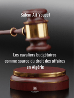 Cavaliers budgétaires comme source du droit des affaires en Algérie