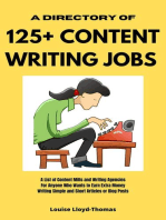 A Directory of 125+ Content Writing Jobs: Freelance Writing Success, #2