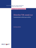 Directive TVA 2006/112: Commentaire article par article