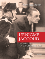 L'énigme Jaccoud: Un procès il y a soixante ans