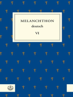 Melanchthon deutsch VI: Sonntagsvorlesungen und Anekdoten