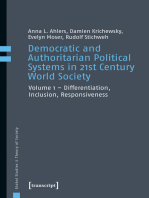 Democratic and Authoritarian Political Systems in 21st Century World Society: Vol. 1 - Differentiation, Inclusion, Responsiveness