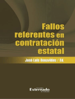 Fallos referentes en contratación estatal