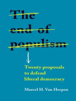 The end of populism: Twenty proposals to defend liberal democracy