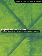 Rights of Inclusion: Law and Identity in the Life Stories of Americans with Disabilities