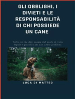 Gli obblighi, i divieti e le responsabilità di chi possiede un cane