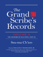 The Grand Scribe's Records, Volume X