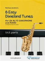 Alto Saxophone & Piano "6 Easy Dixieland Tunes" (sax parts)