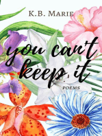 You Can't Keep It: Poems: poetry, #3