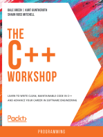 The C++ Workshop: Learn to write clean, maintainable code in C++ and advance your career in software engineering