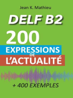 Vocabulaire DELF B2 - 200 expressions de l'actualité (+400 exemples)