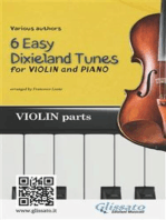 Violin & Piano "6 Easy Dixieland Tunes" violin parts