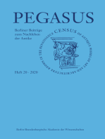 Pegasus / Pegasus 20: Berliner Beiträge zum Nachleben der Antike