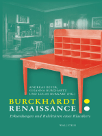 Burckhardt. Renaissance: Erkundungen und Relektüren eines Klassikers