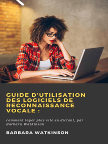 Lea Guide D Utilisation Des Logiciels De Reconnaissance Vocale De Barbara Watkinson En Linea Libros