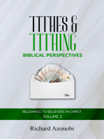 Tithes and Tithing