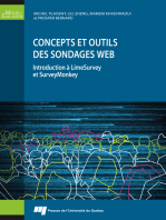 Concepts et outils des sondages Web: Introduction à LimeSurvey et SurveyMonkey