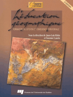Éducation géographique: Formation du citoyen et conscience territoriale, 2e édition