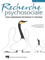 Recherche psychosociale: Pour harmoniser recherche et pratique. 2e édition