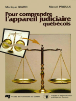 Pour comprendre l'appareil judiciaire québécois: Un portrait de la justice au Québec