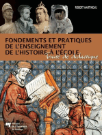 Fondements et pratiques de l’enseignement de l’histoire à l’école