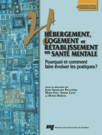 Hébergement, logement et rétablissement en santé mentale: Pourquoi et comment faire évoluer les pratiques?