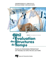 Outil d'évaluation des structures du temps (OUEST): Pour les personnes présentant un trouble du spectre de l'autisme