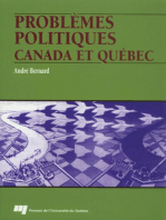 Problèmes politiques: Canada et Québec