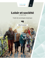 Loisir et société 3e édition: Traité de sociologie empirique