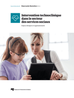 Intervention technoclinique dans le secteur des services sociaux: Enjeux cliniques et organisationnels