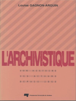 L' archivistique