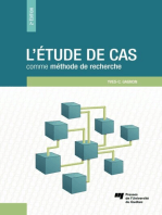 L' étude de cas comme méthode de recherche, 2e édition