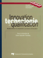 Innovation, technologie et qualification: Multidimension et complexité du processus d'innovation