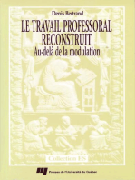 Le Travail professoral reconstruit