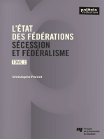 L'état des fédérations, Tome 2: Sécession et fédéralisme