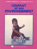 L' Enfant et son environnement