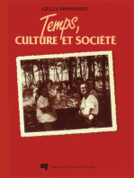 Temps culture et société